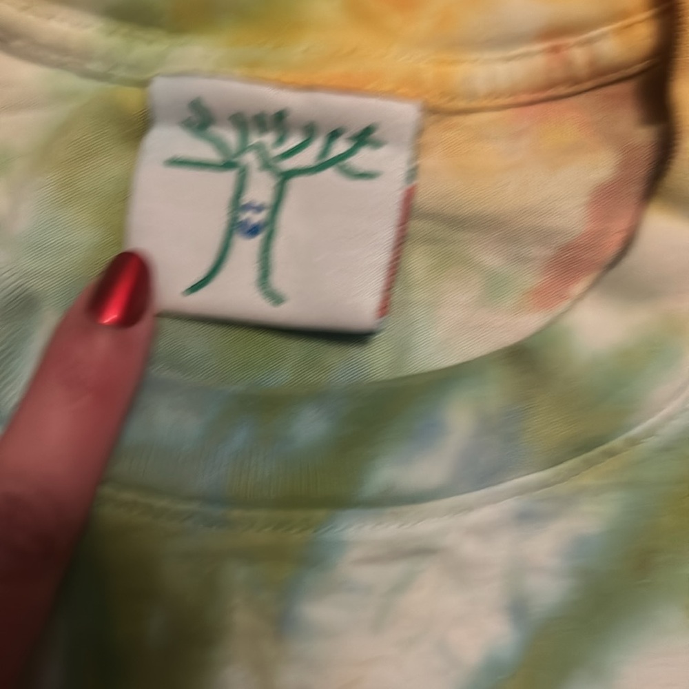 Online Ceramics This Is Your Brain Short Sleeve Tie-Dye Tee Small - Picture 3 of 5